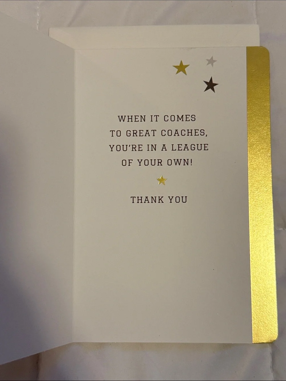 🖤 Bundle of 3 Hallmark #1 Coach Cards